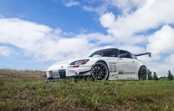 Картинка Honda, White, S2000, Tuning