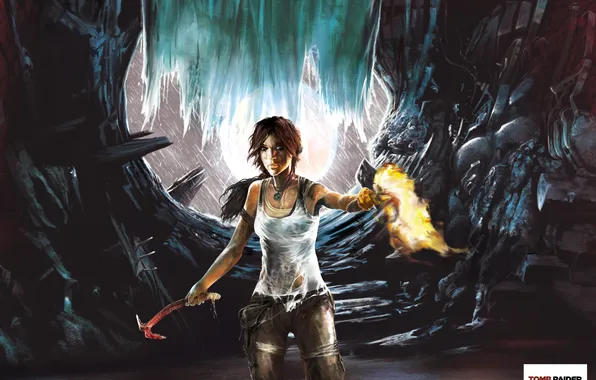 Картинка Tomb Raider, game, art, 2013, Лара, расхитительница гробниц, Крофт