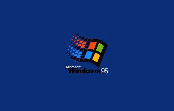 Окна, логотип, лого, windows, microsoft, операционная система, windows 95