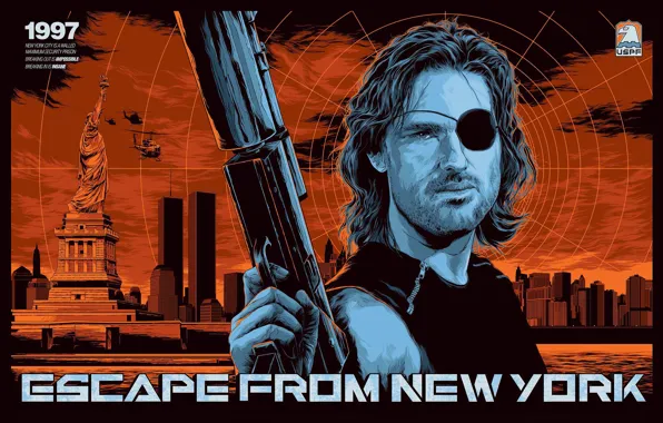 Картинка Kurt Russell, Escape from New York, Snake plissken