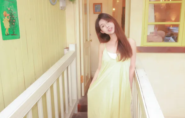 Beautiful, Asian, Model, Smile, Woman, Cute, Pretty, Red Hair