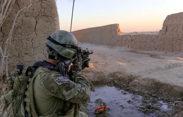 Afghanistan, Soldier, Special Forces Patrol