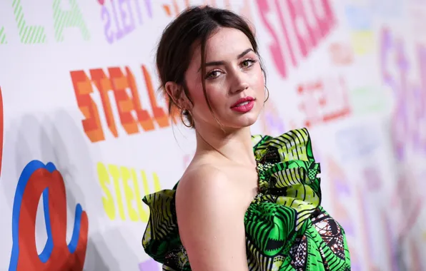 Взгляд, улыбка, макияж, актриса, фотосессия, hair, Ana de Armas, Ана де Армас