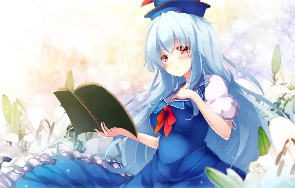 Девочка, книга, Touhou, Тохо, Тоухоу