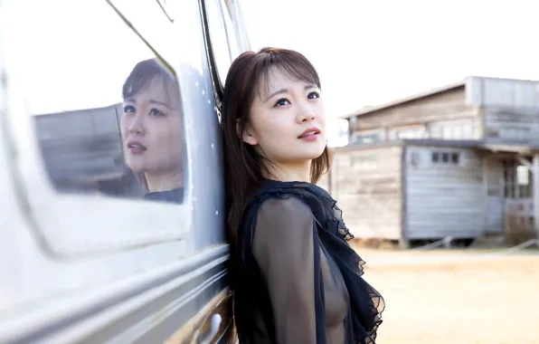 Asian, Model, Woman, Van, Pretty, Japanese, Outdoor, Nono Yuki