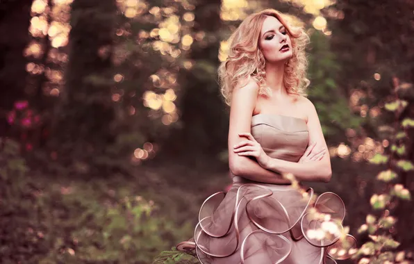 Девушка, фон, портрет