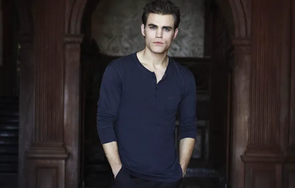 Взгляд, мужчина, Пол Уэсли, Paul Wesley, Vampire Diaries