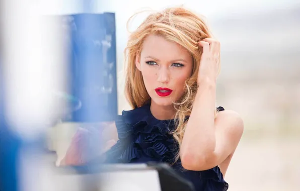 Портрет, актриса, блондинка, Blake Lively
