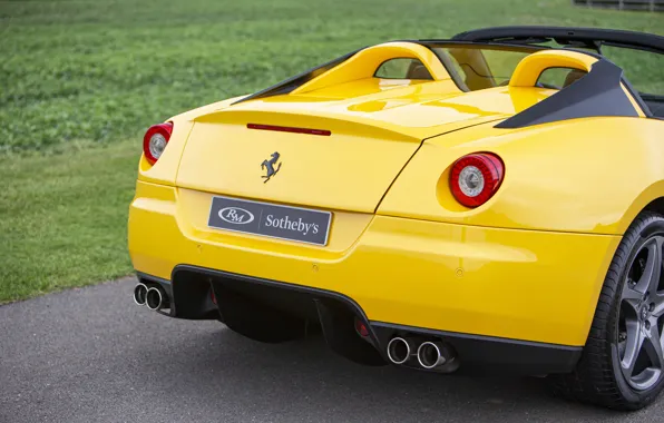 Картинка Ferrari, close-up, rear, SA Aperta, Ferrari SA Aperta