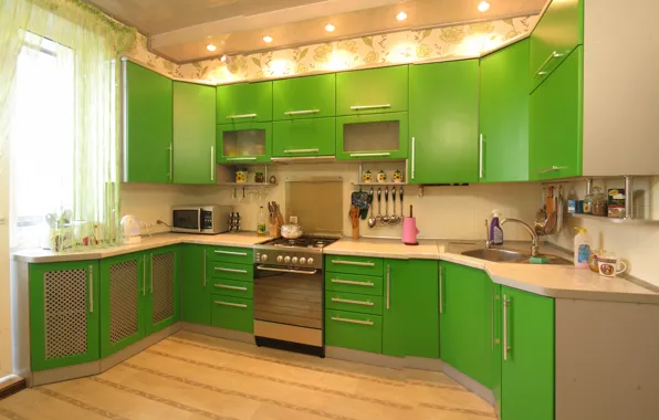 Картинка комната, кухня, интерер