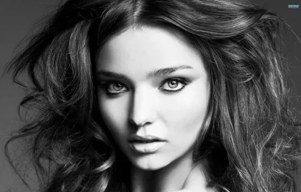 Beautiful girl, Miranda, flowing hair