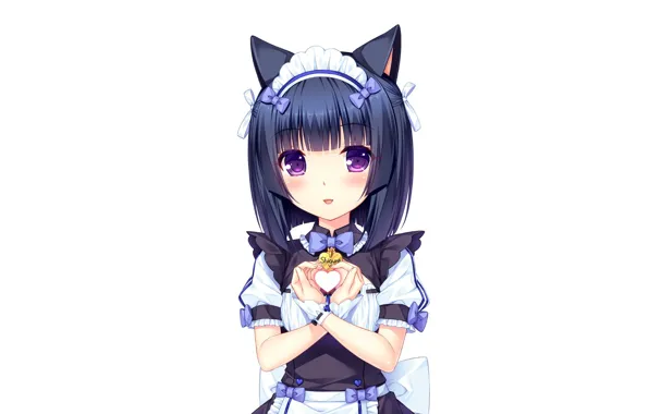 Kawaii, girl, neko, anime, cat, pretty, asian, cute