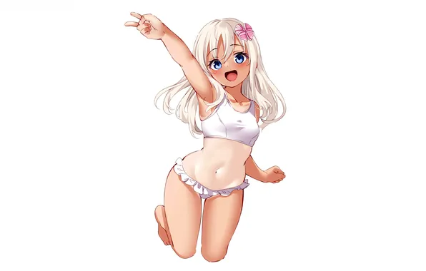 Girl, sexy, long hair, legs, anime, blue eyes, beautiful, pretty