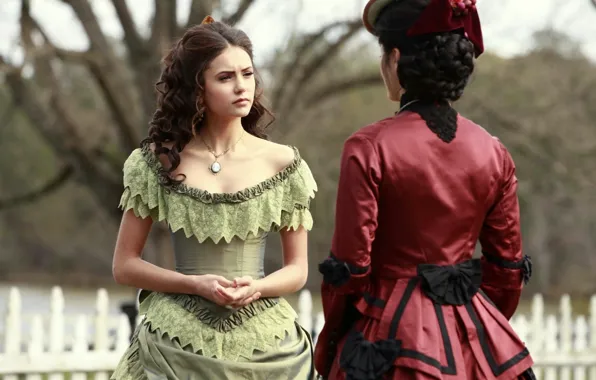 Обои Сериал, Nina Dobrev, Нина Добрев, The Vampire Diaries.