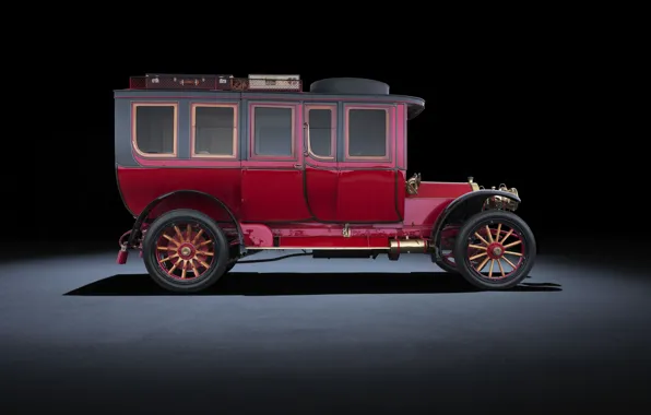 Mercedes-Benz, Ретро, Классика, Темный фон, Люкс, Сбоку, Роскошь, 1904