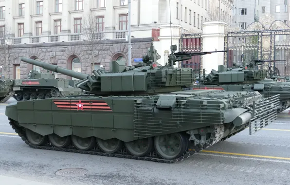 Танк, Москва, Т-72Б3, репетиция Парада Победы