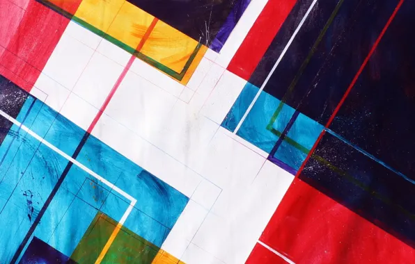 Линии, узор, краски