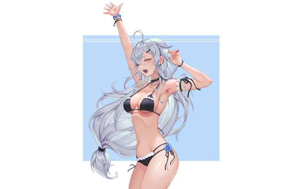 Girl, hot, sexy, anime, pretty, babe, bikini, sexy babe