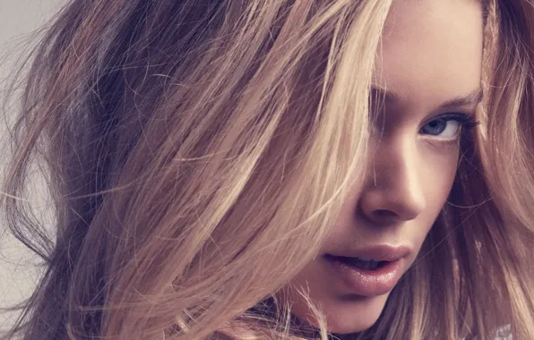 Глаза, девушка, лицо, модель, волосы, Doutzen Kroes, блондинка, губы