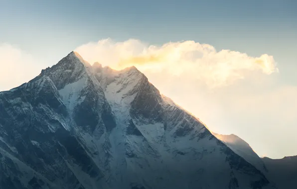 Картинка снег, гора, Непал, Lhotse