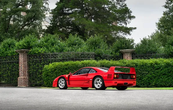 Red, F40, Fence