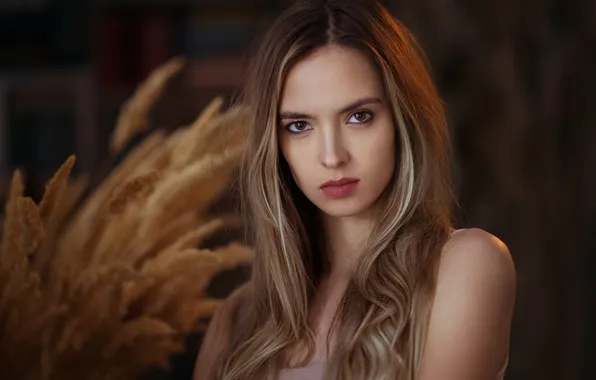 Model, Long Hair, Looking At Camera, Victoria Lukina