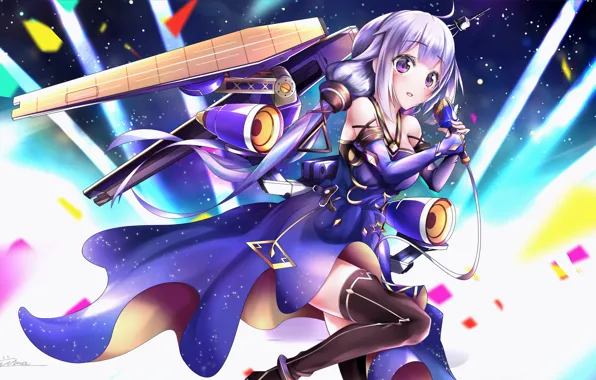 Аниме, арт, девочка, vocaloid, azur lane