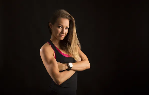 Pose, female, athlete