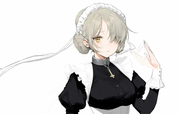Girl, dress, anime, beautiful, short hair, pretty, attractive, handsome