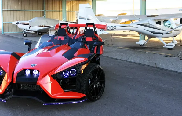 Beautiful, comfort, hi-tech, Polaris, Slingshot, tecnology, sporty, tricycle