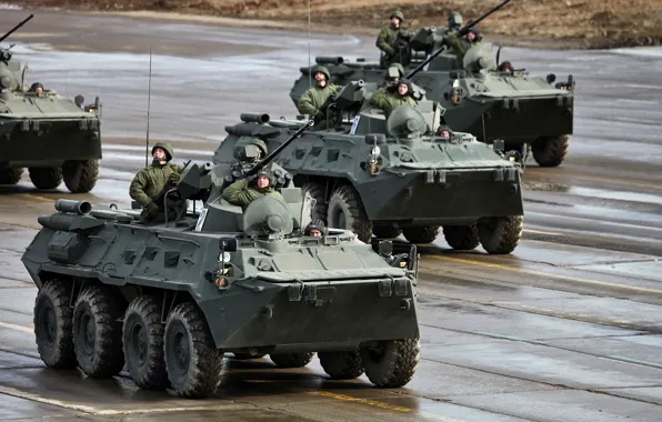 Russia, military, weapon, army, armored, BTR, military vehicle