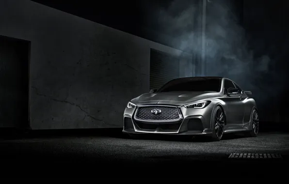 Infiniti, седан, серебристая, инфинити, Q60