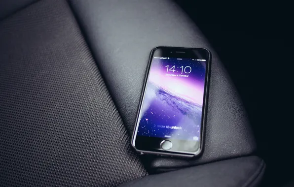 Стиль, кожа, smartphone, Iphone 6, space grey