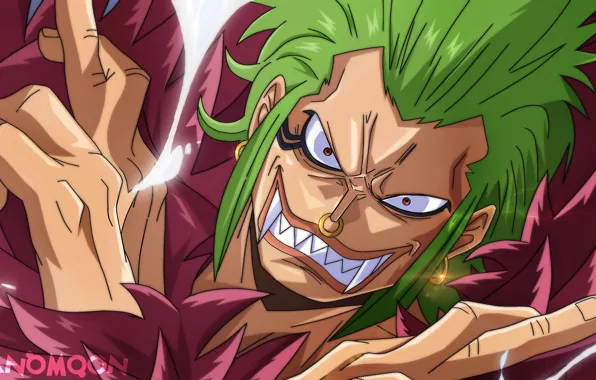Пират, клыки, One Piece