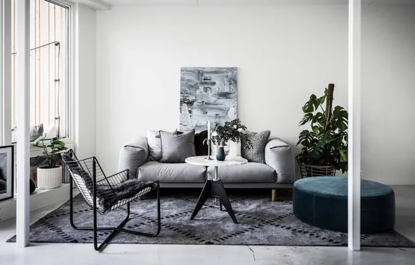 Дизайн, комната, интерьер, гостиная, скандинавский стиль, Apartment in Stockholm, by Stylingbolaget, Lustgaardsgatan