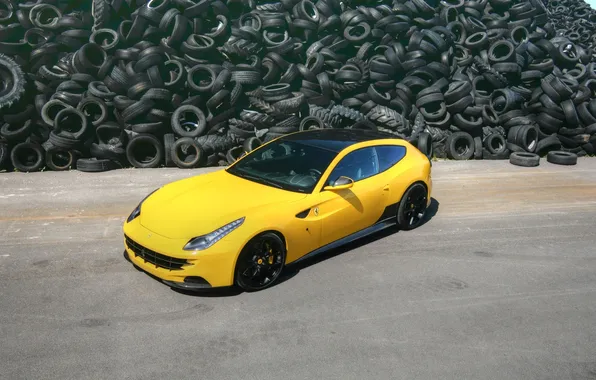 Картинка покрышки, спорткар, Ferrari FF