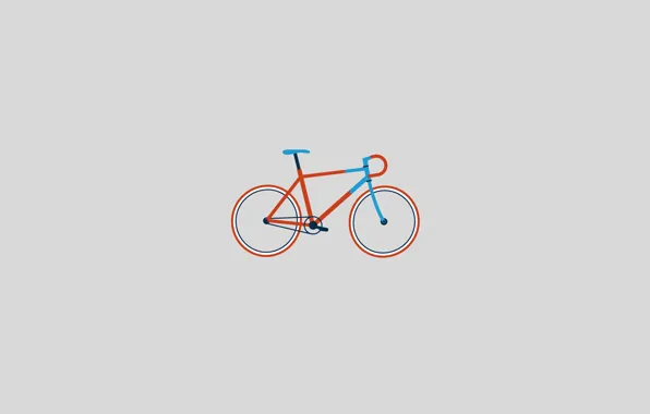 Картинка велосипед, колеса, центр, педали