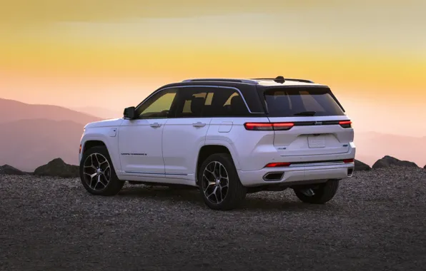 Картинка небо, горы, экстерьер, Jeep, Grand Cherokee, 2022, Summit Reserve, Jeep Grand Cherokee Summit Reserve