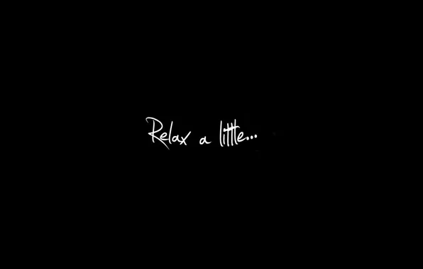 Black & white, relax, relax a little, minimalizm