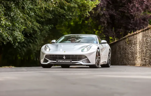 Картинка Ferrari, berlinetta, F12, Silver