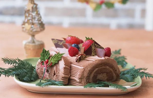 Картинка ягоды, малина, праздник, новый год, еда, шоколад, рождество, черника