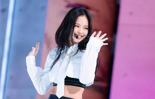 Обои для рабочего стола, kpop, 16:9, blackpink, блэкпинк, корейская певица, kim jennie, ким дженни