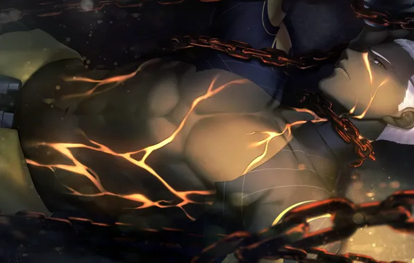Аниме, арт, парень, Archer, fate/grand order, арчер