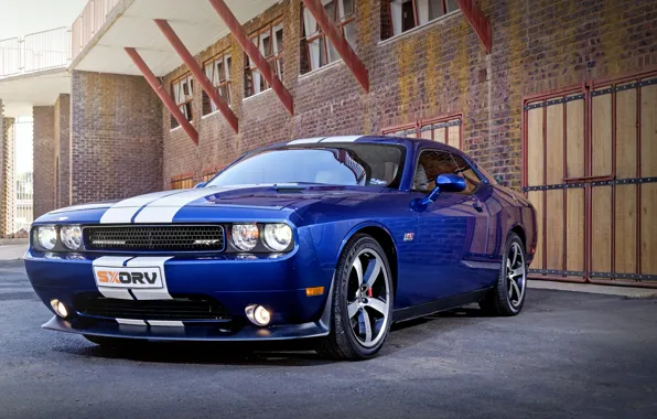 Картинка Dodge, Challenger, Blue, SRT