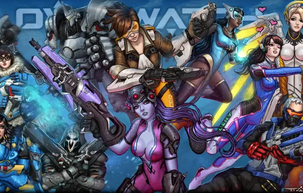 Blizzard, female, overwatch
