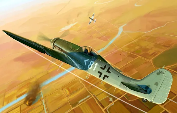 P-51, Fw-190, многоцелевой истребитель, Fw.190D-11, Двигатель Jumo 213F