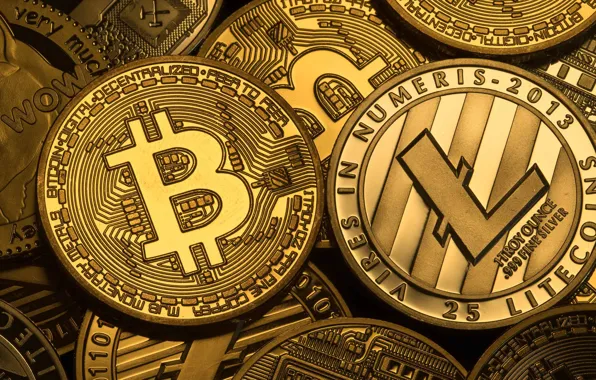 Лого, монеты, coins, bitcoin, биткоин, litecoin, лайткоин