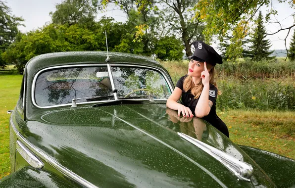 Model, Lady, Buick Eight Special, CherryKiss