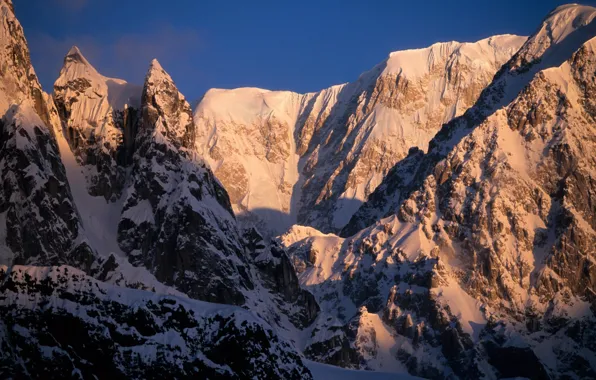 Картинка снег, горы, Аляска