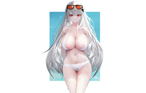 Girl, white, hot, sexy, boobs, anime, pretty, amazing